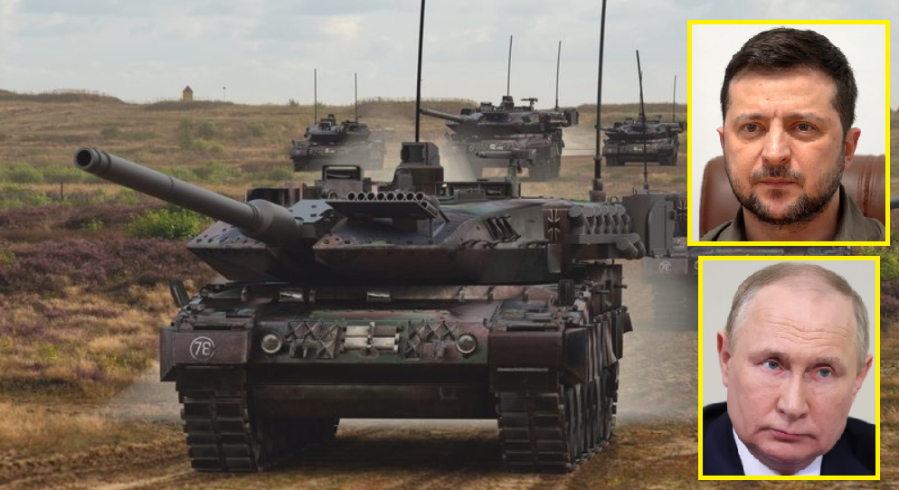 रुसविरुद्ध युद्ध लड्न जर्मनीले युक्रेनलाई दियो १८ वटा शक्तिशाली लियोपार्ड-२ ट्यांक